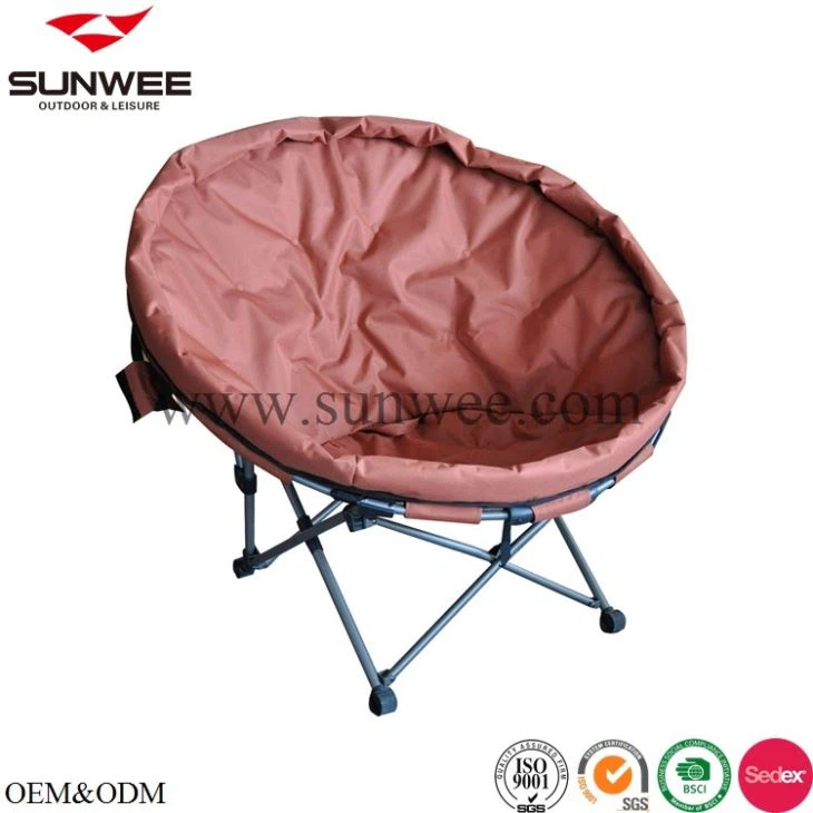 Oversized folding moon chair
