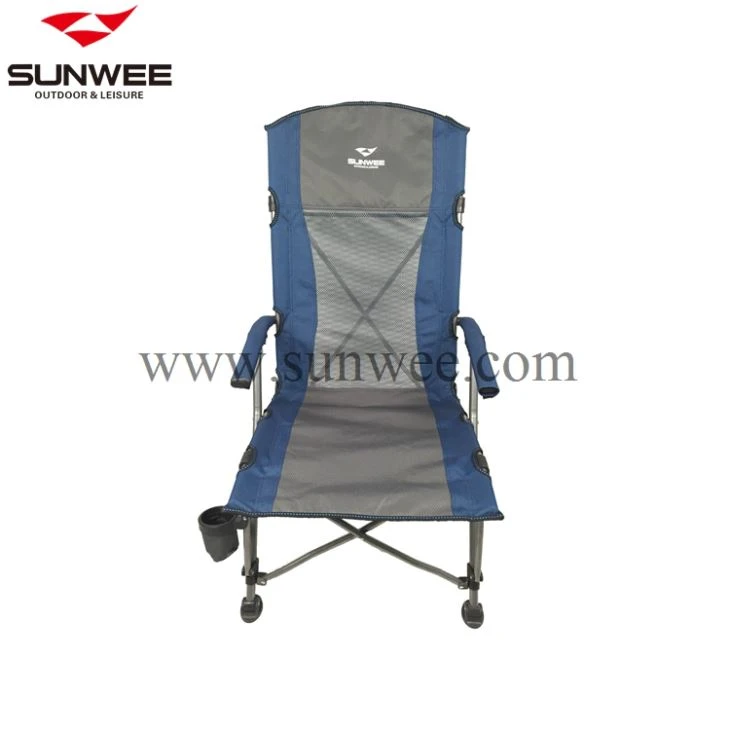 Solid Arm Camping Lounger Chair
